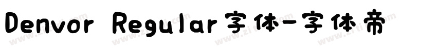 Denvor Regular字体字体转换
